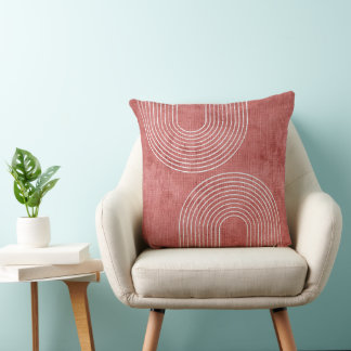 Rosy Pink Minimalist Cushion