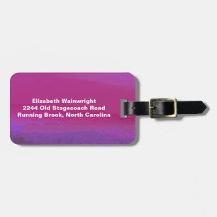 Rosy Sunset Luggage Tag