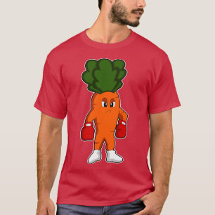 rot as Boxer with Boxing gloves T-Shirt
