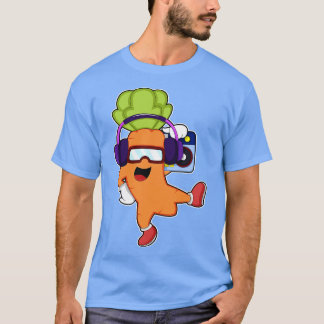 rot at Music with Headphone T-Shirt
