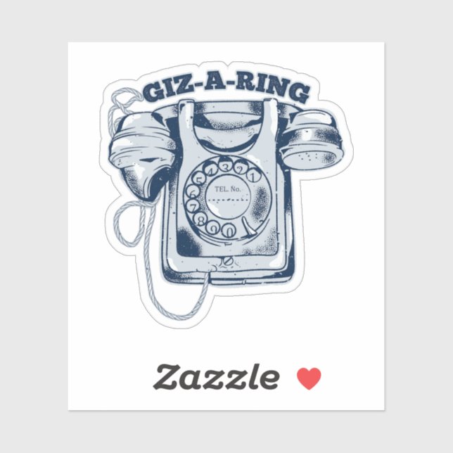 Rotary dial telephone Blue (Sheet)