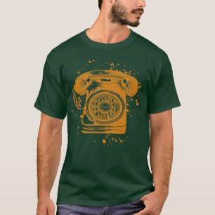 Rotary Dial Telephone T-Shirt