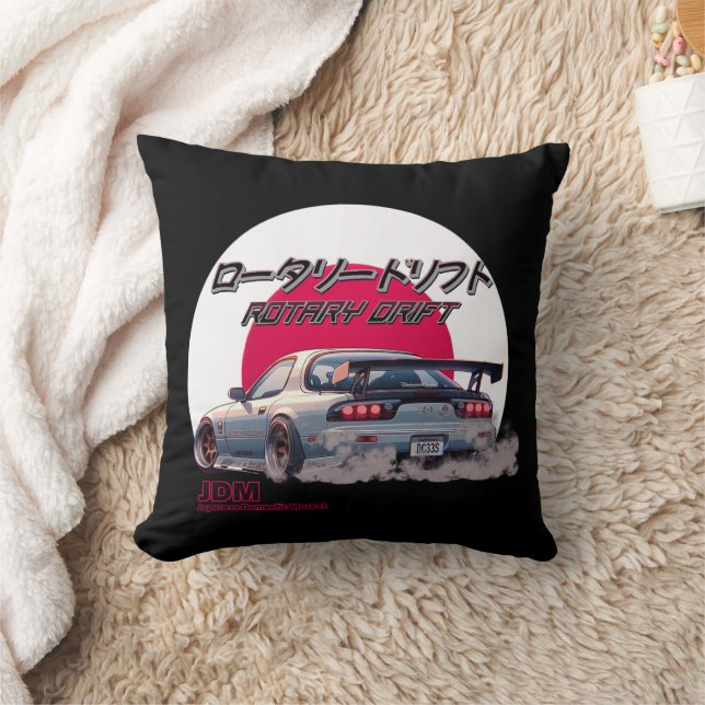Rotary Drift RX-7 - Japanese Street Legend Cushion (Blanket)