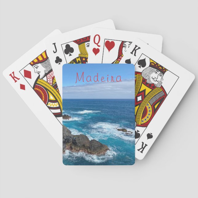 Rotating in Madeira Sea Playing Cards (Back)