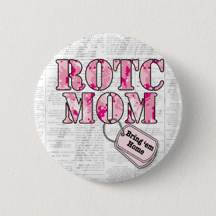 ROTC Mum: Help Wanted 6 Cm Round Badge