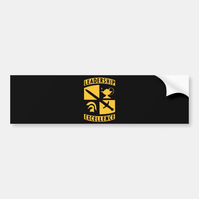 ROTC Reserve Officer Training Corps Military Bumper Sticker (Front)