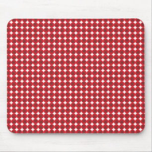 Rote Punkte und Kreise Mouse Pad