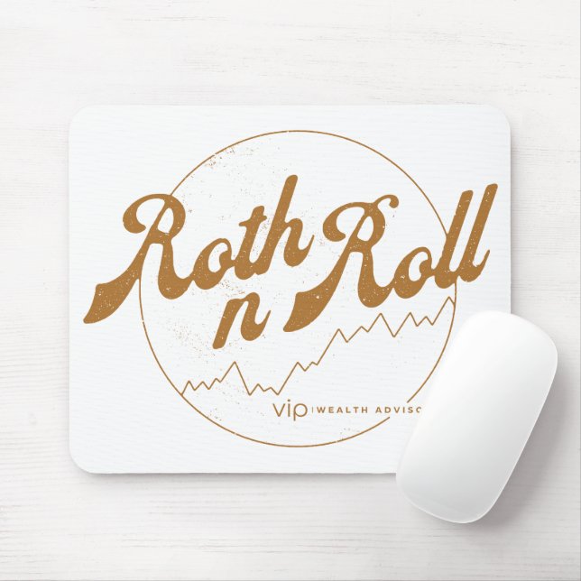 Roth n Roll Finance Humor Mouse Pad (With Mouse)