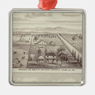 Roth, Scruggs ranches Metal Tree Decoration