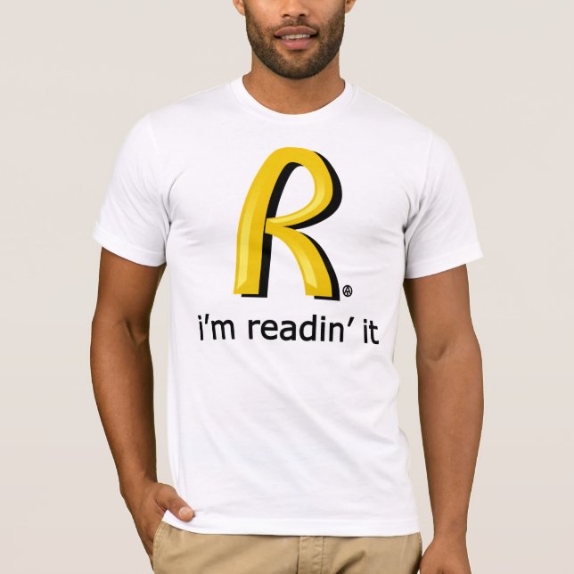 Rothbard McDonald's - I'm readin' it T-Shirt (Front)