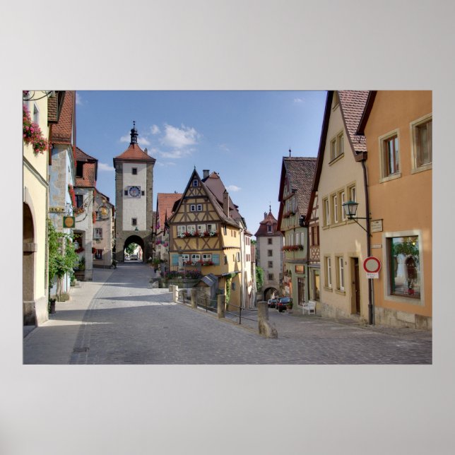 Rothenburg ob der Tauber Germany Poster (Front)
