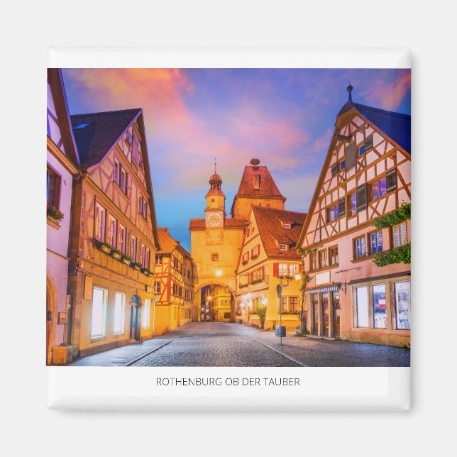 Rothenburg ob der Tauber, Holiday  Magnet (Front)