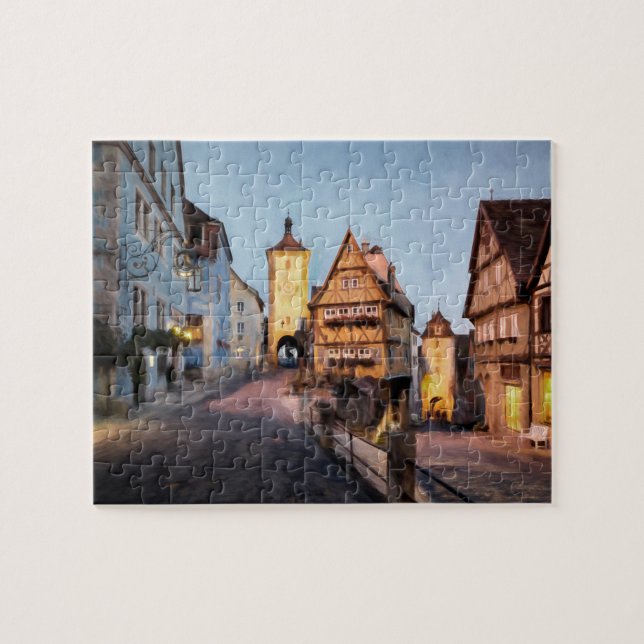 Rothenburg ob der Tauber Jigsaw Puzzle (Horizontal)