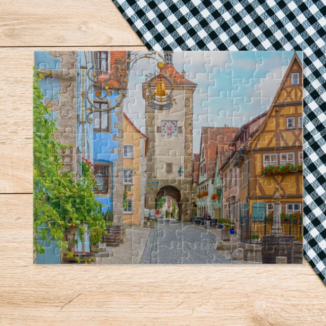 Rothenburg ob der Tauber Mediaeval Town Scenic Jigsaw Puzzle (Creator Uploaded)