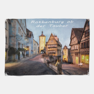 Rothenburg ob der Tauber Tea Towel