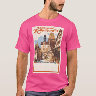 Rothenburg Vintage Travel Poster T-Shirt