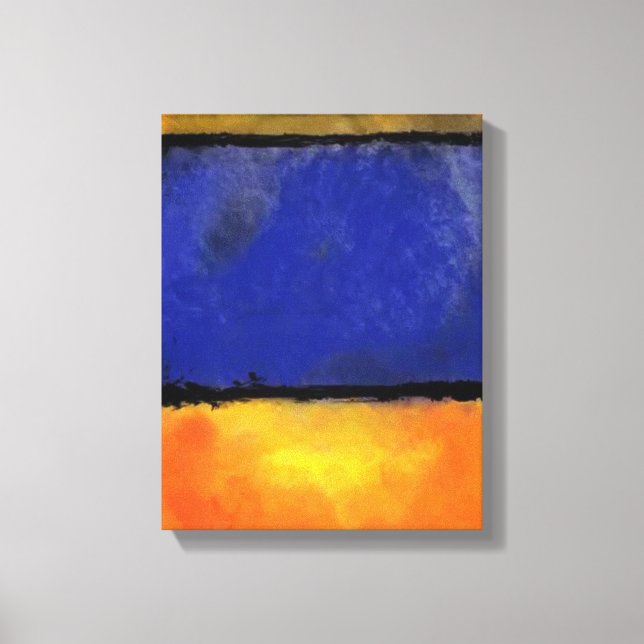 Rothko or Pollock v1 by Unknown Canvas Print (Front)