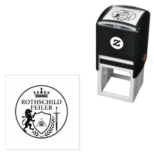 Rothschild-Feiler-Illuminati-Stempel Self-inking Stamp