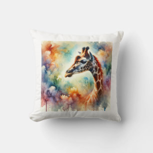 Rothschilds giraffe 150624AREF105 - Watercolor Cushion