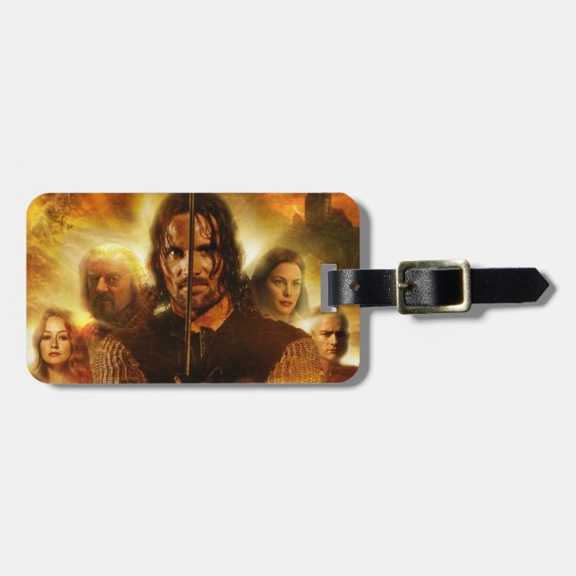 ROTK Aragorn Movie Poster Luggage Tag (Front Horizontal)