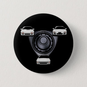 Rotor RX7 6 Cm Round Badge