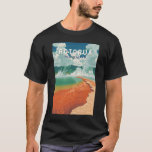 Rotorua New Zealand Illustration Travel Art Retro T-Shirt<br><div class="desc">Rotorua retro vector travel design. Rotorua,  a geothermal wonderland in New Zealand’s North Island,  is famous for its bubbling mud pools,  erupting geysers,  and rich Māori culture.</div>