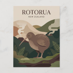 Rotorua New Zealand Postcard