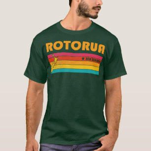 Rotorua New Zealand Vintage Distressed Souvenir T-Shirt