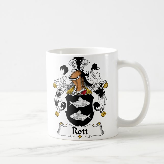 Rott Family Crest Coffee Mug (Right)