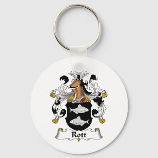 Rott Family Crest Key Ring