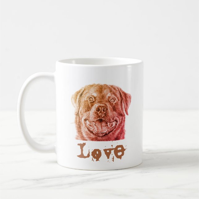 Rott Love Coffee Mug (Left)