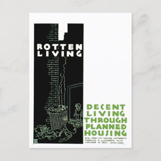 Rotten Living Postcard