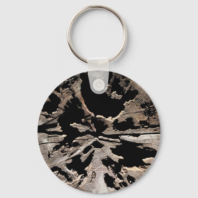 Rotten Log R Key Ring (Front)