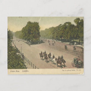 Rotten Row London Vintage Postage. Postcard