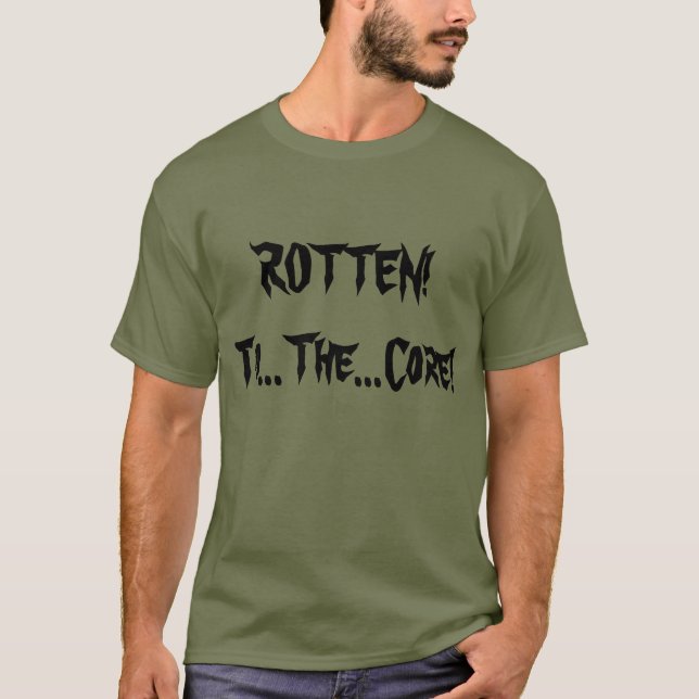 Rotten! To The Core Metal Shirt (Front)