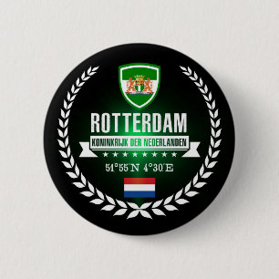 Rotterdam 6 Cm Round Badge