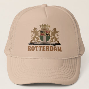 Rotterdam coat of arms, Netherlands Trucker Hat