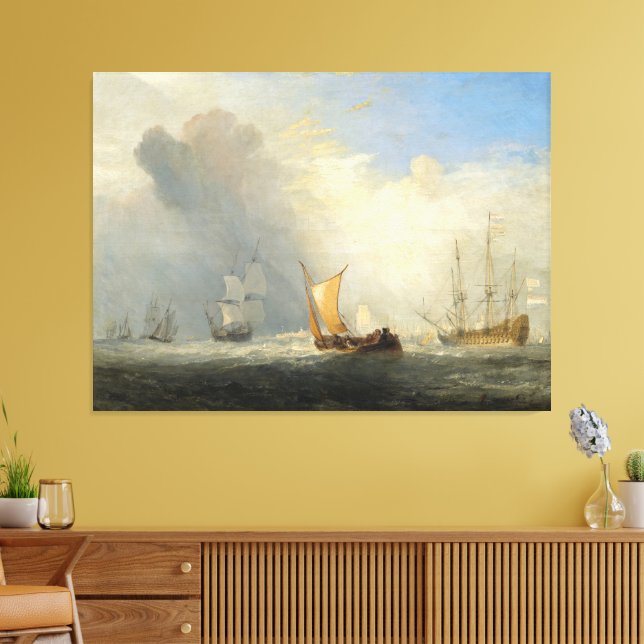 Rotterdam Ferry-Boat Canvas Print (Insitu(LivingRoom))