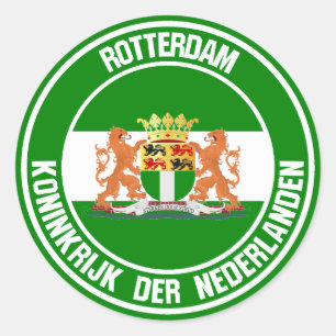 Rotterdam Round Emblem Classic Round Sticker