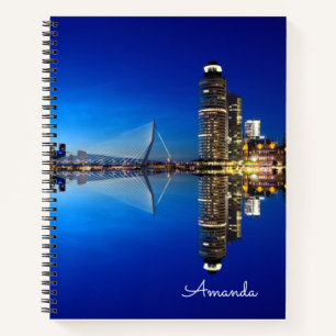Rotterdam Skyline Cityscape Notebook