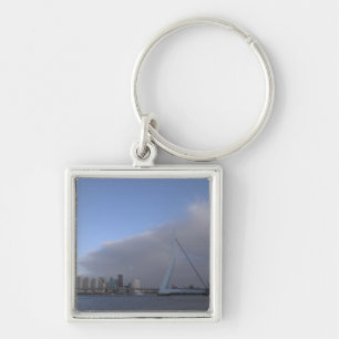 Rotterdam skyline key ring