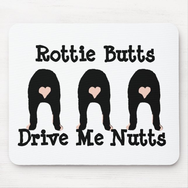 Rottie Butts   Mouse Pad (Front)