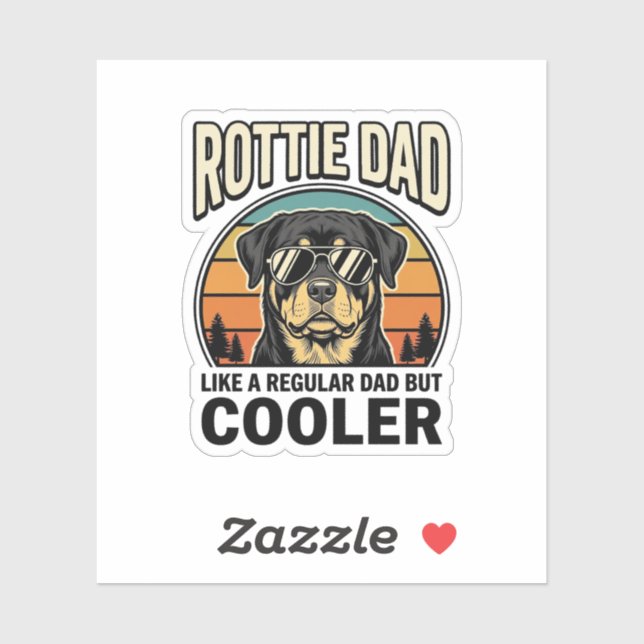 Rottie Dad Like a Regular Dad But Cooler Design_1 (Sheet)