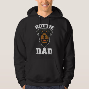 Rottie Dad Rottweiler Dog Puppy Father Pet Animal Hoodie
