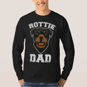 Rottie Dad Rottweiler Dog Puppy Father Pet Animal T-Shirt