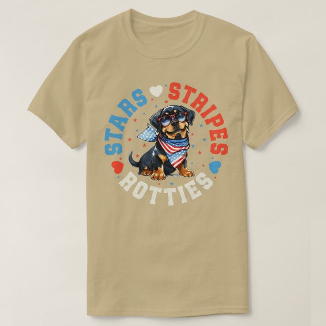 Rottie Dog 1 T-Shirt (Design Front)