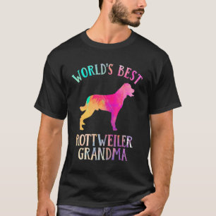 Rottie Dog Grandma Worldu2019s Best Rottweiler Gr T-Shirt