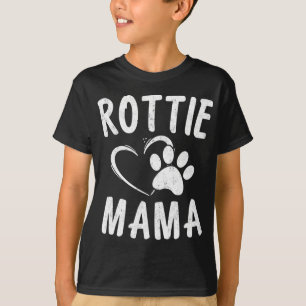 Rottie Mama Gift Dog Lover Apparel Pet Owner Rottw T-Shirt
