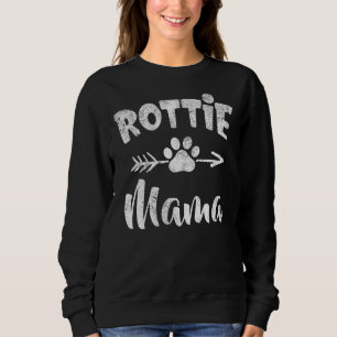 Rottie Mama Paw Sweatshirt