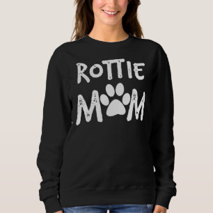 Rottie Mom Hoodie Rottweiler Dog  Women